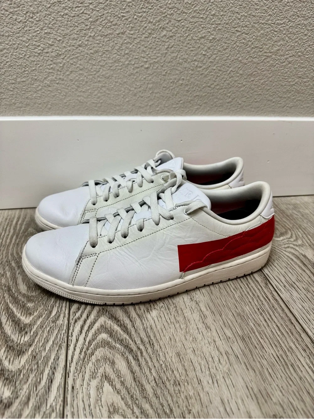 Air Jordan 1 Centre Court University Red White Shoes DJ2756-101 Mens Size 10.5